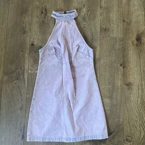 Shift top dress in dirty pink